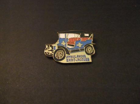 Renault DU Torpedo 1913 ( gebruikt als ambulance gedurende WOI) blauw